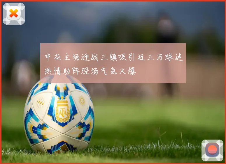 申花主场迎战三镇吸引近三万球迷热情助阵现场气氛火爆